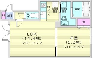 ソレアード74の物件間取画像